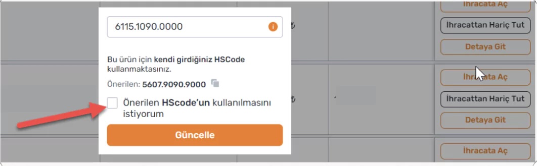 Mikro İhracat Faturası